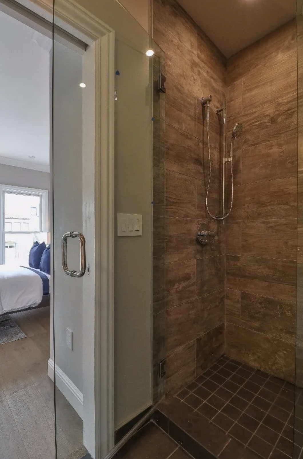 upstairs shower