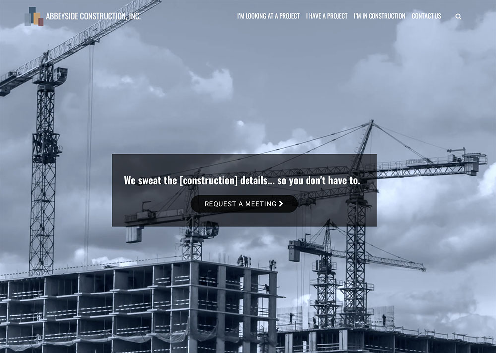 Abbeyside Construction Website