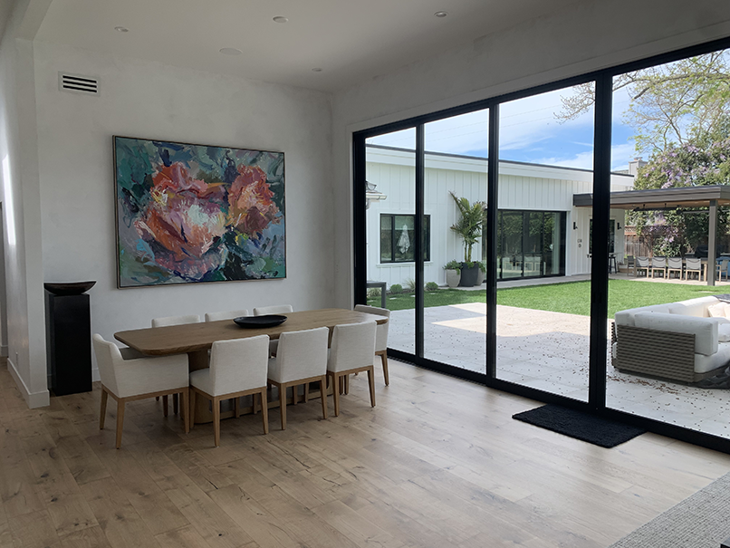 Main house looking outside